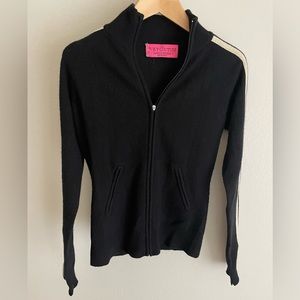 Juicy Couture Y2K Vintage Cashmere Zip-up Track Sweater Jacket - Women’s Small